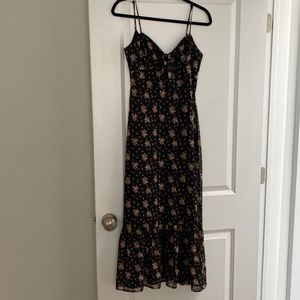 WAYF floral maxi dress
